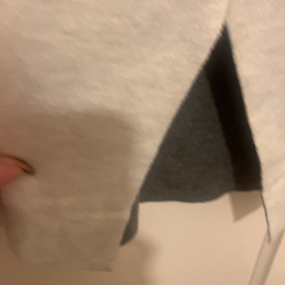 ANTHROPOLOGIE ASPEN HEATHER GRAY OVERSIZED SWEATER MOCK TURTLENECK WARM SZ L - Picture 8 of 12